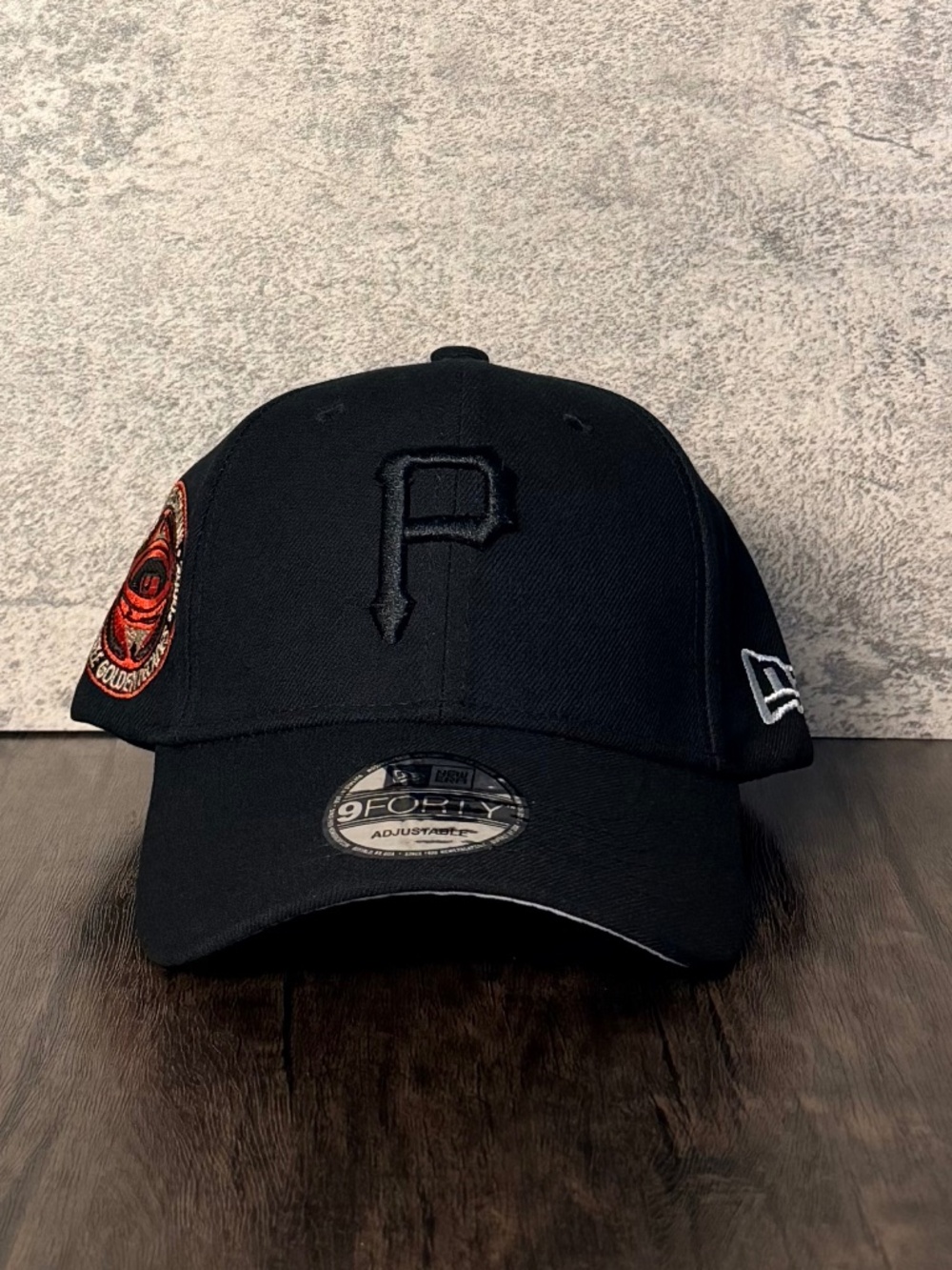 New Era Pittsburgh Pirates 9FORTY Snapback Black Three Rivers Stadium Hat MLB